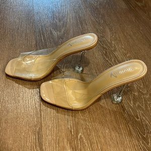 Clear heels size 7.5